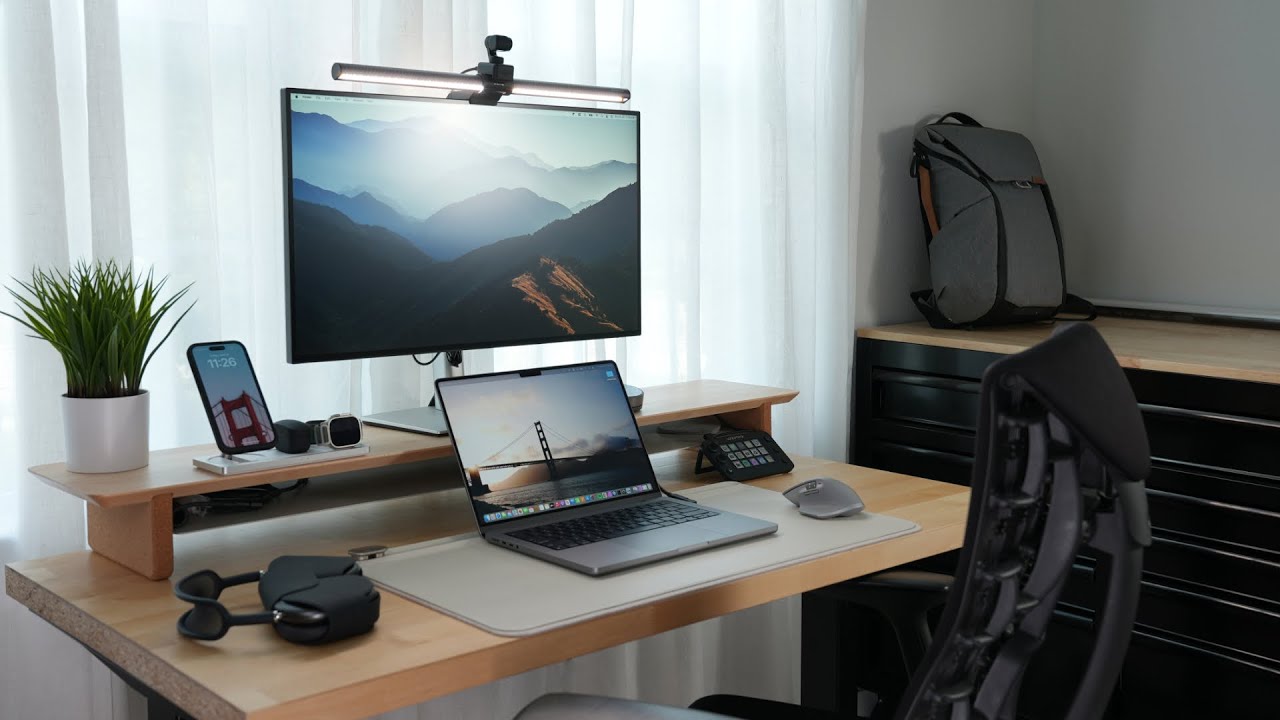 Fast modern laptop on a desk - how to speed up Windows 11 performance