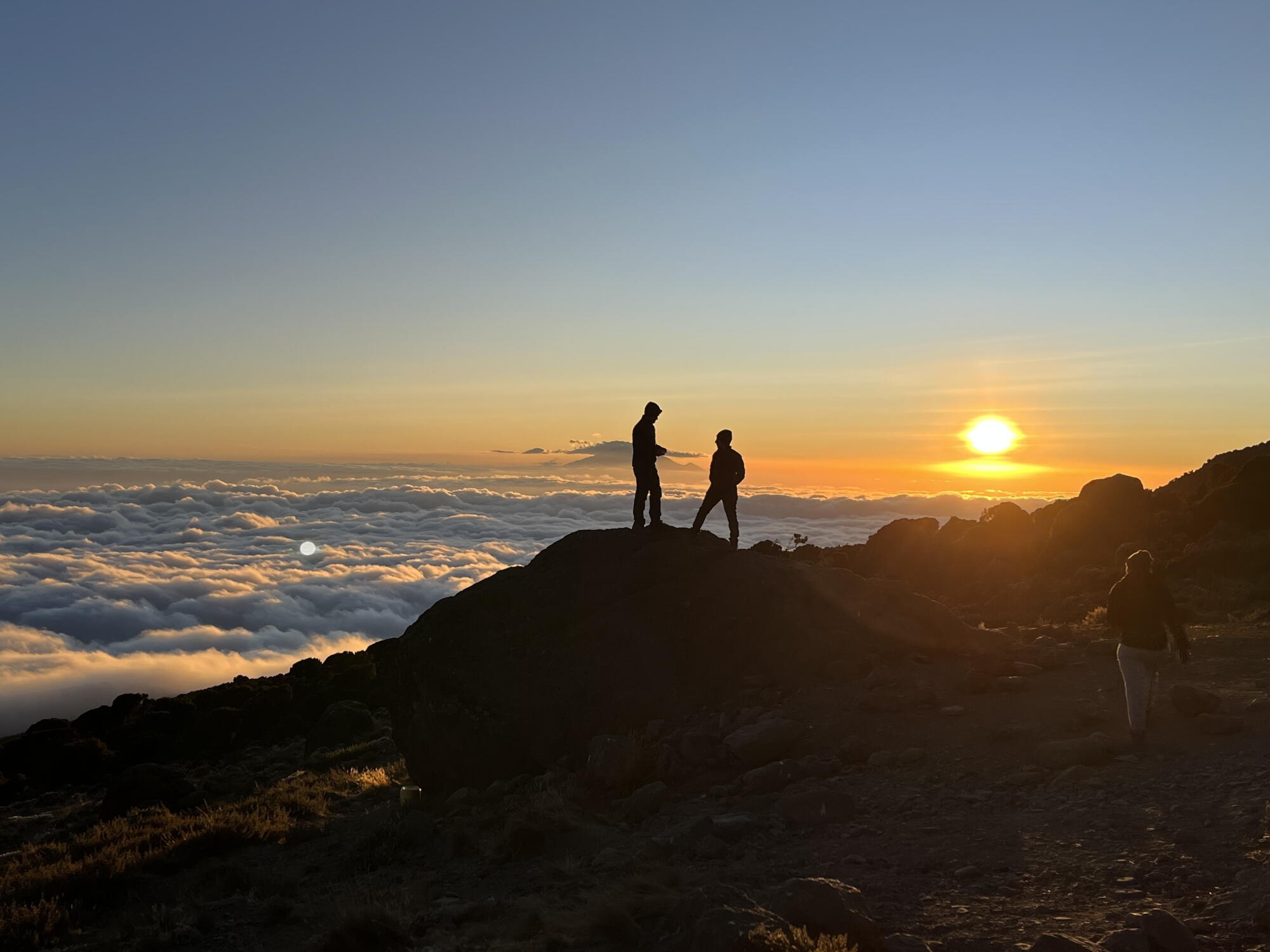 Kilimanjaro rising above a sea of clouds