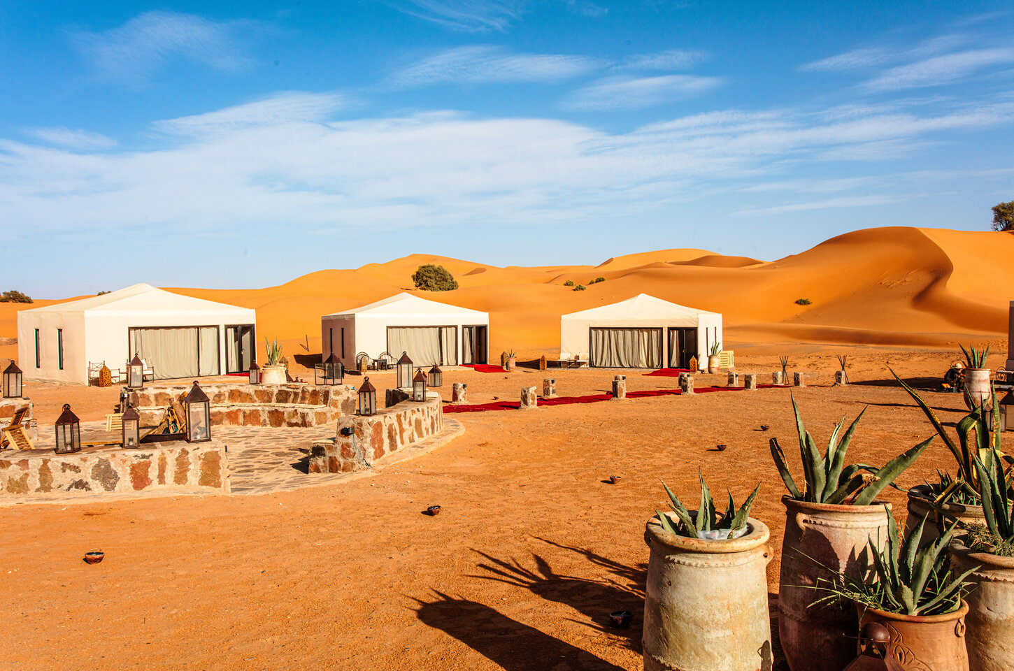 Luxury desert tent