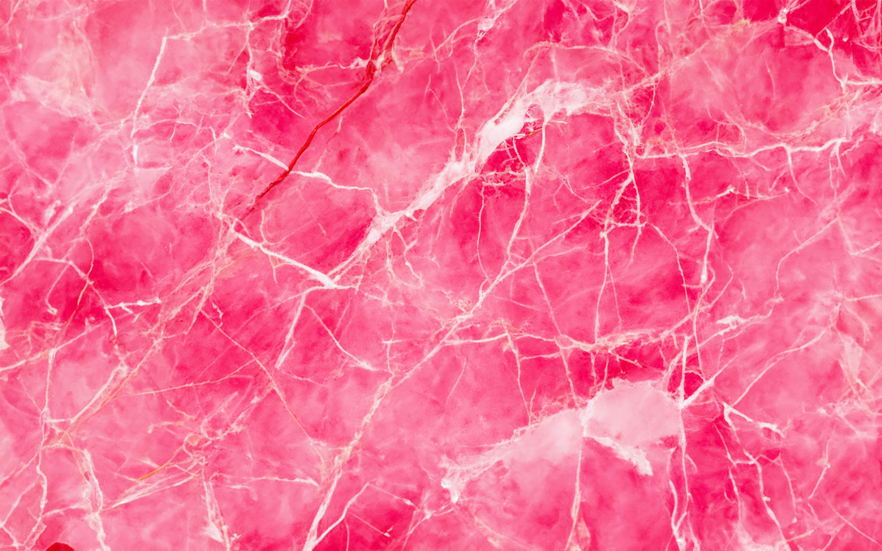 Vivid pink marble texture macro photograph