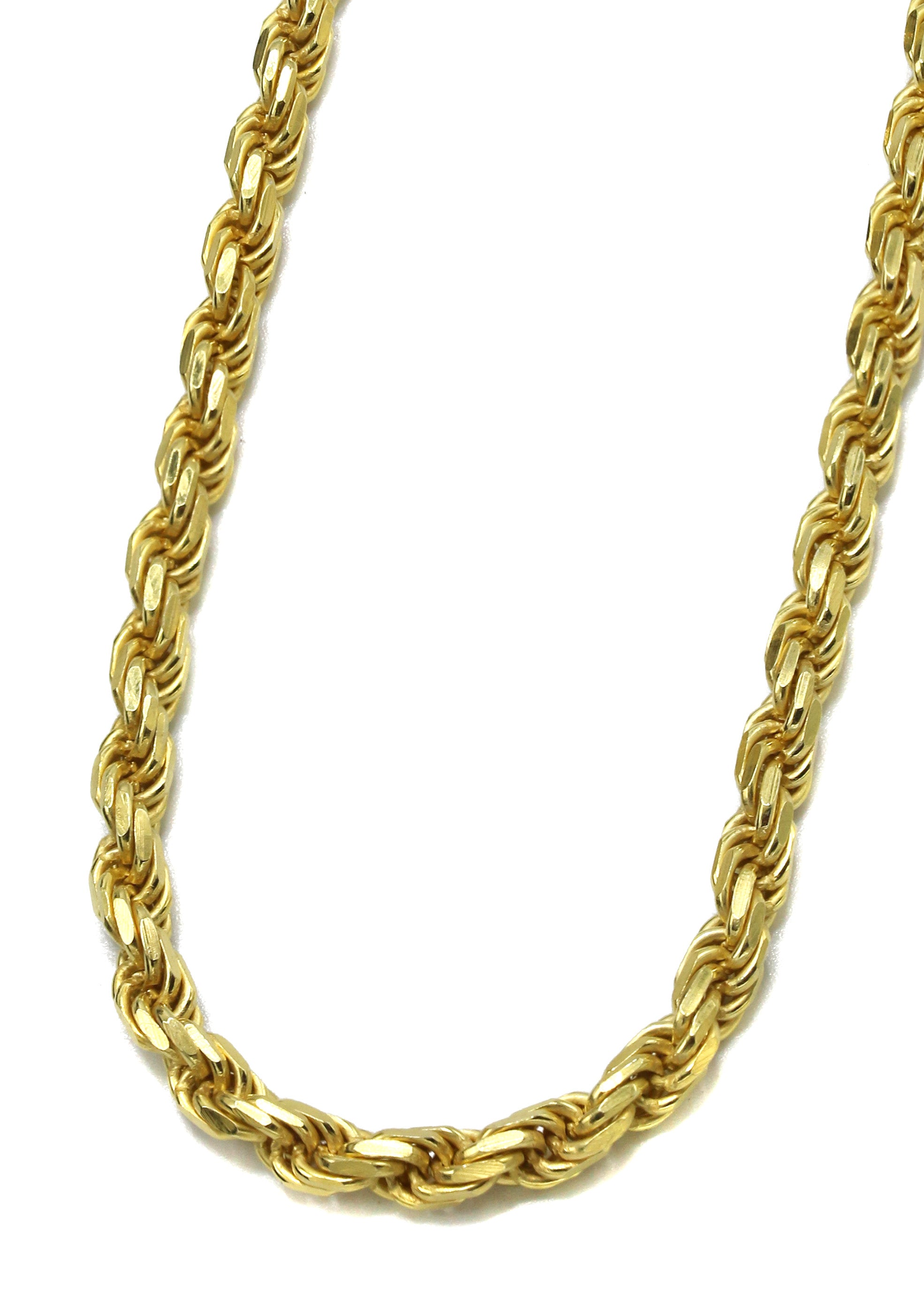 22K gold rope chain