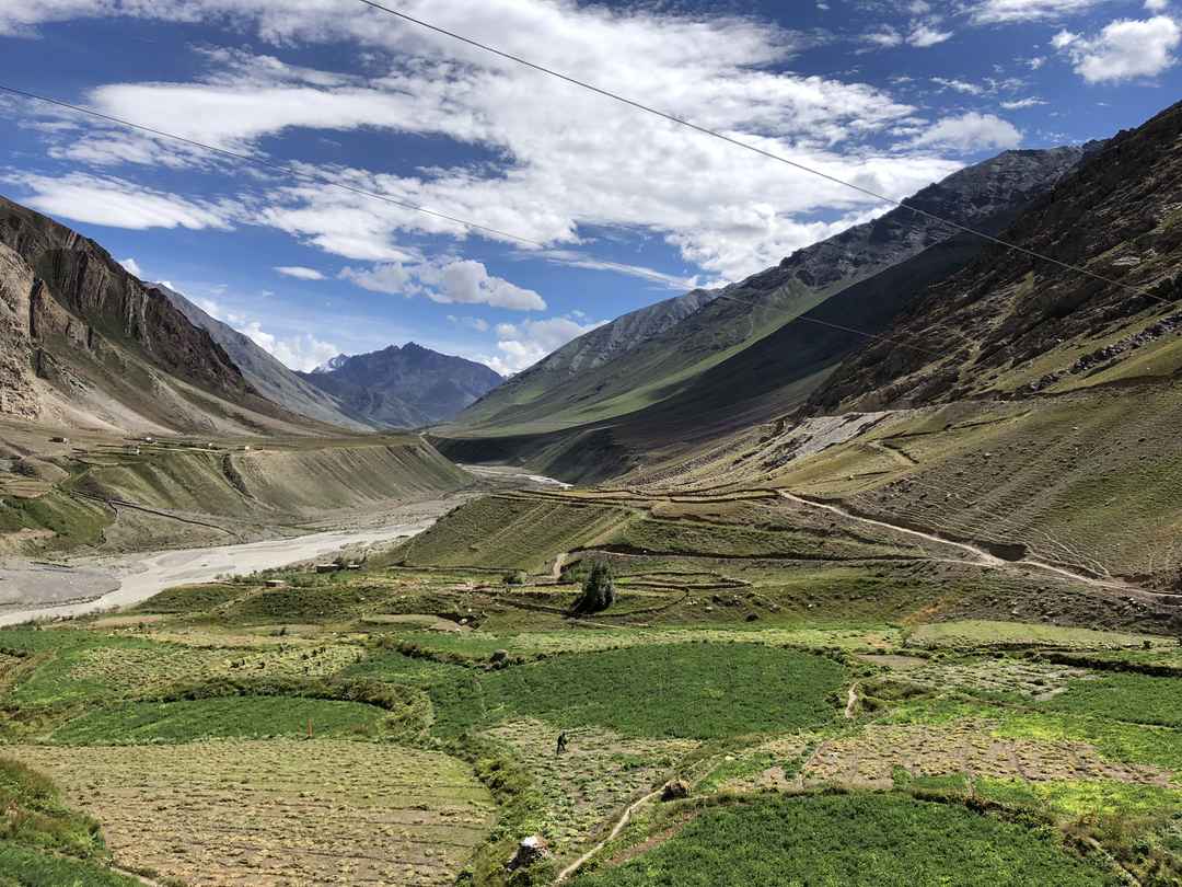 Clouds rolling over Himachal valleys