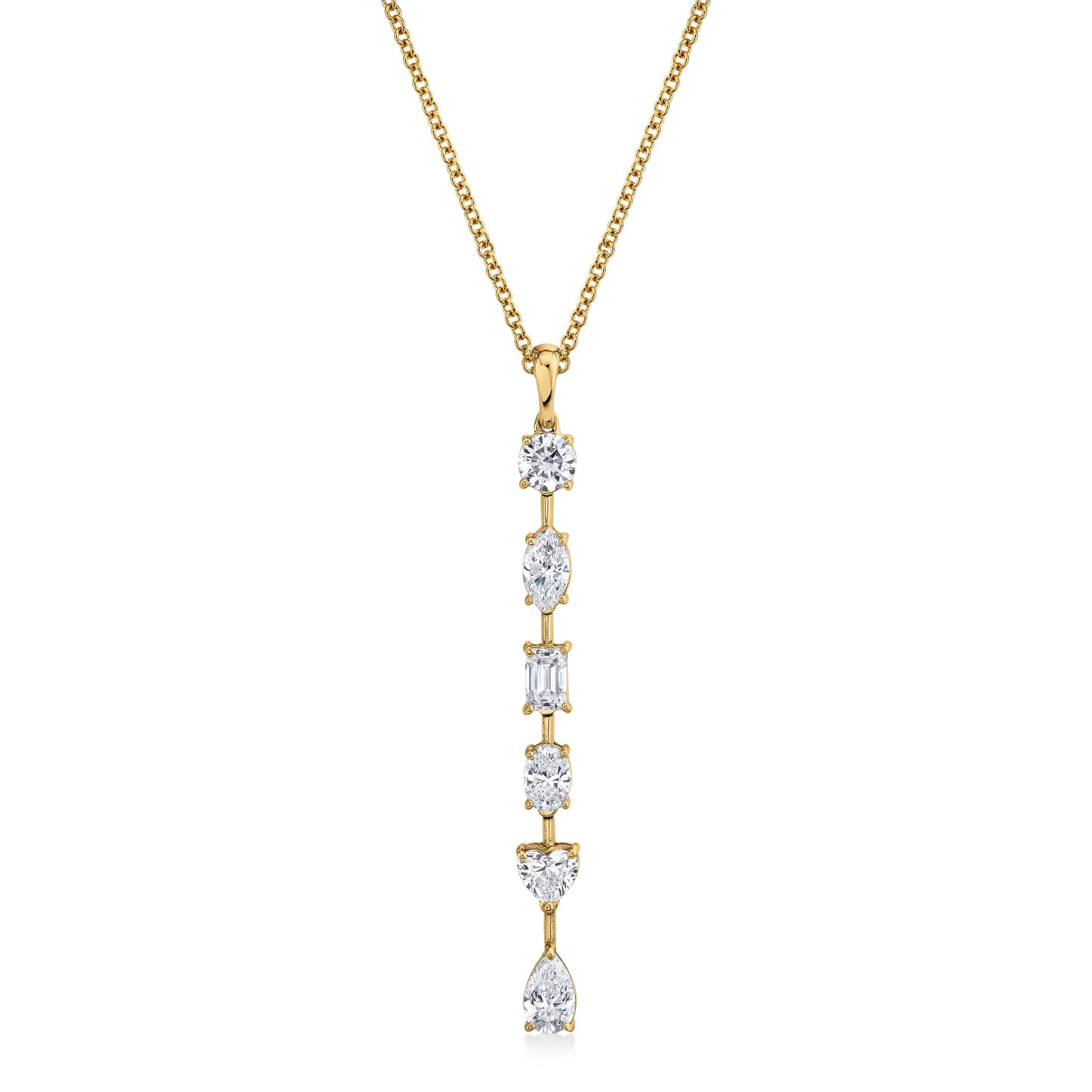 Diamond pendant necklace