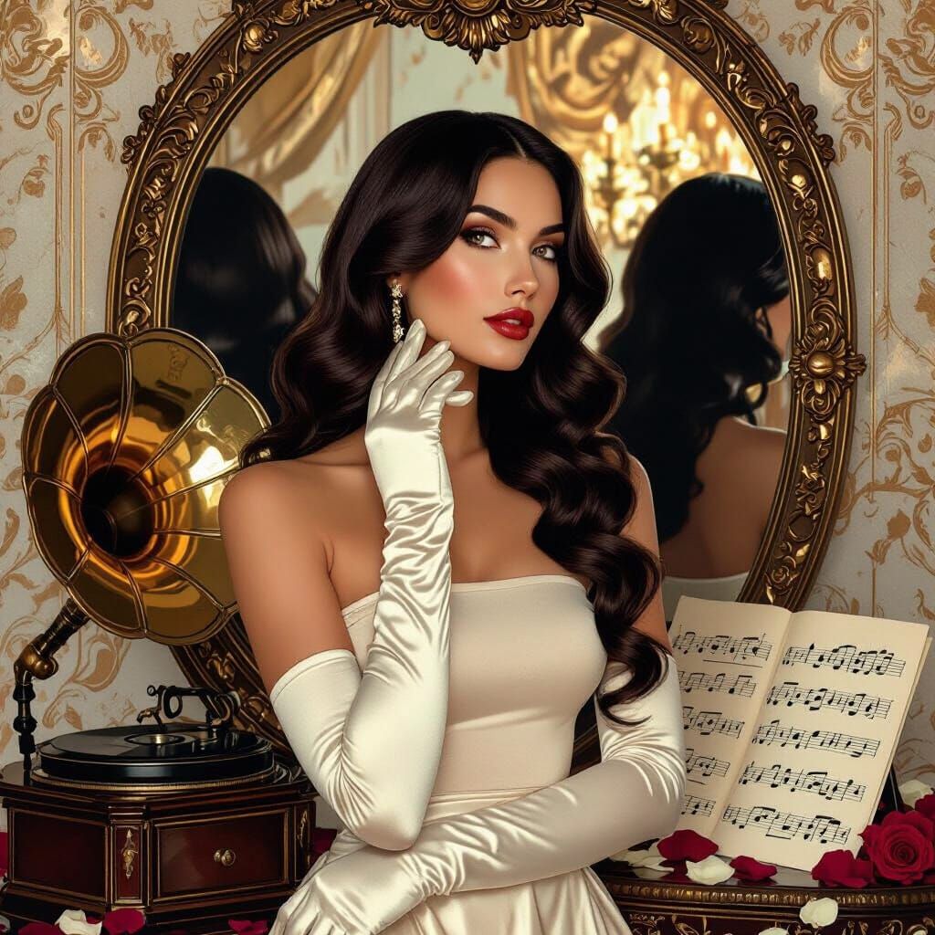 Model wearing VELORA premium hair extensions in warm golden light