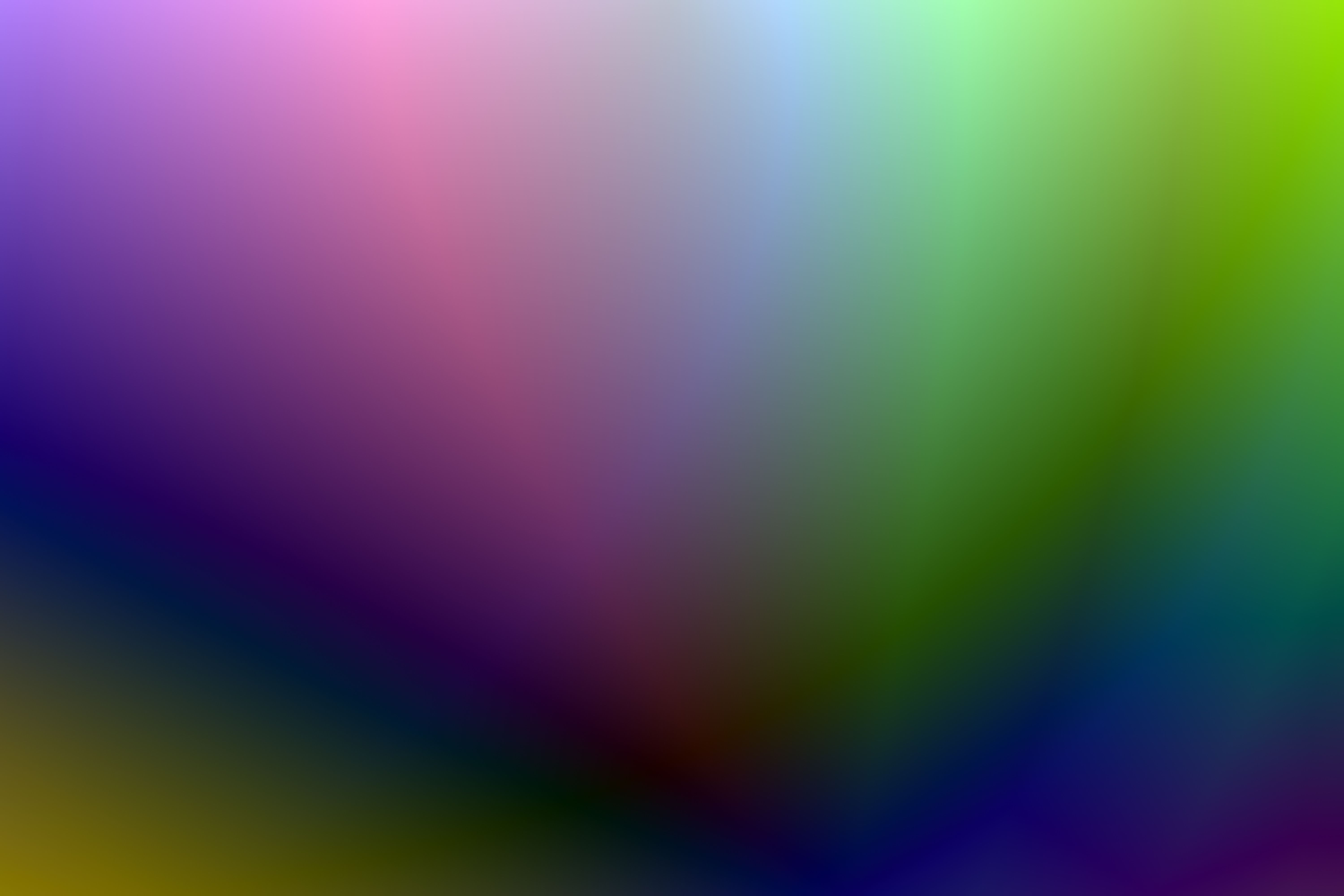 Blurred aurora gradient background blending pink, blue, green and purple
