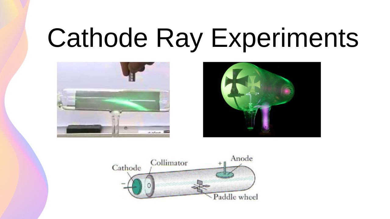Cathode ray experiment showing fluorescent screen and properties