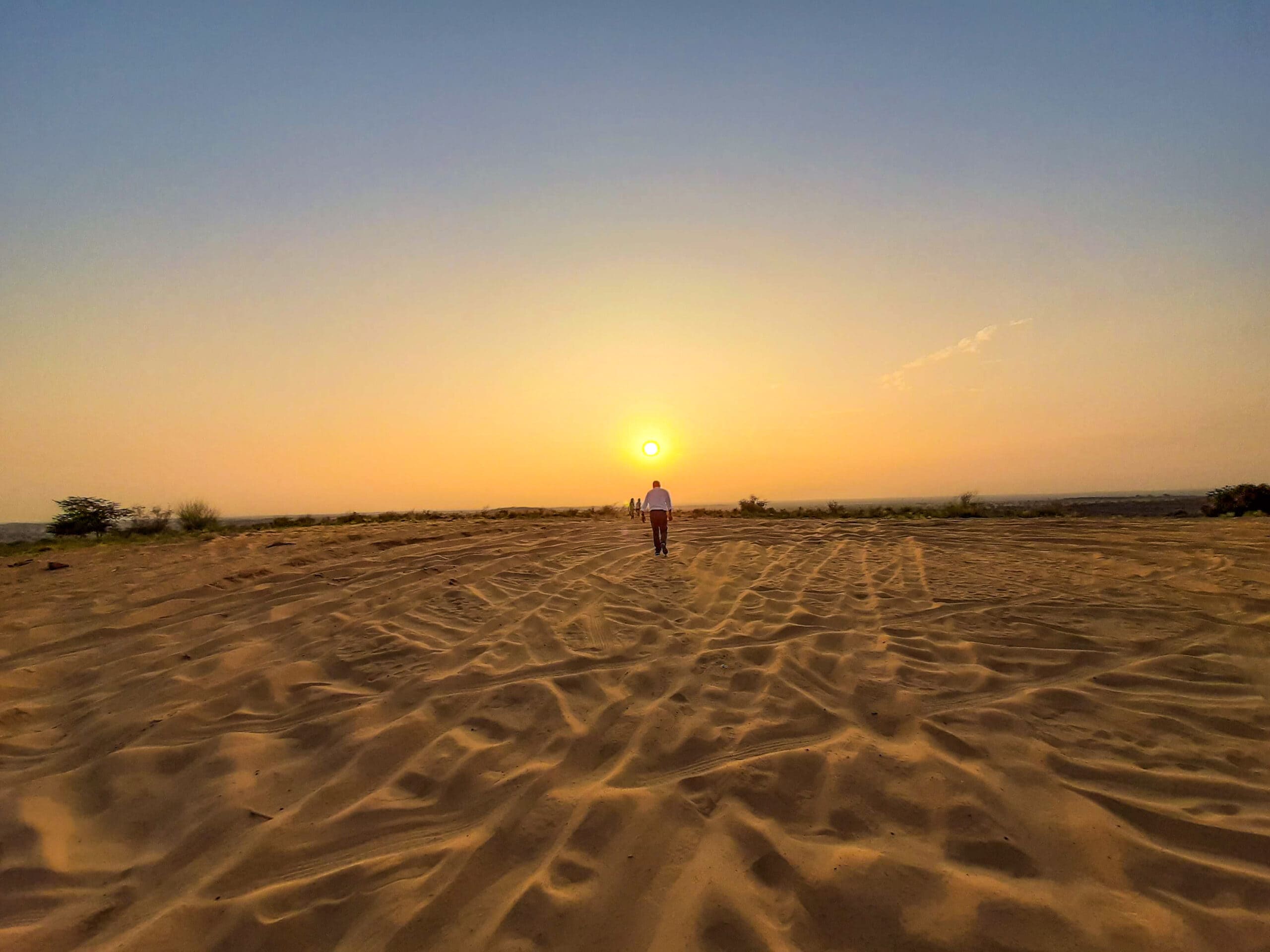 Osian Desert Sunset Camping