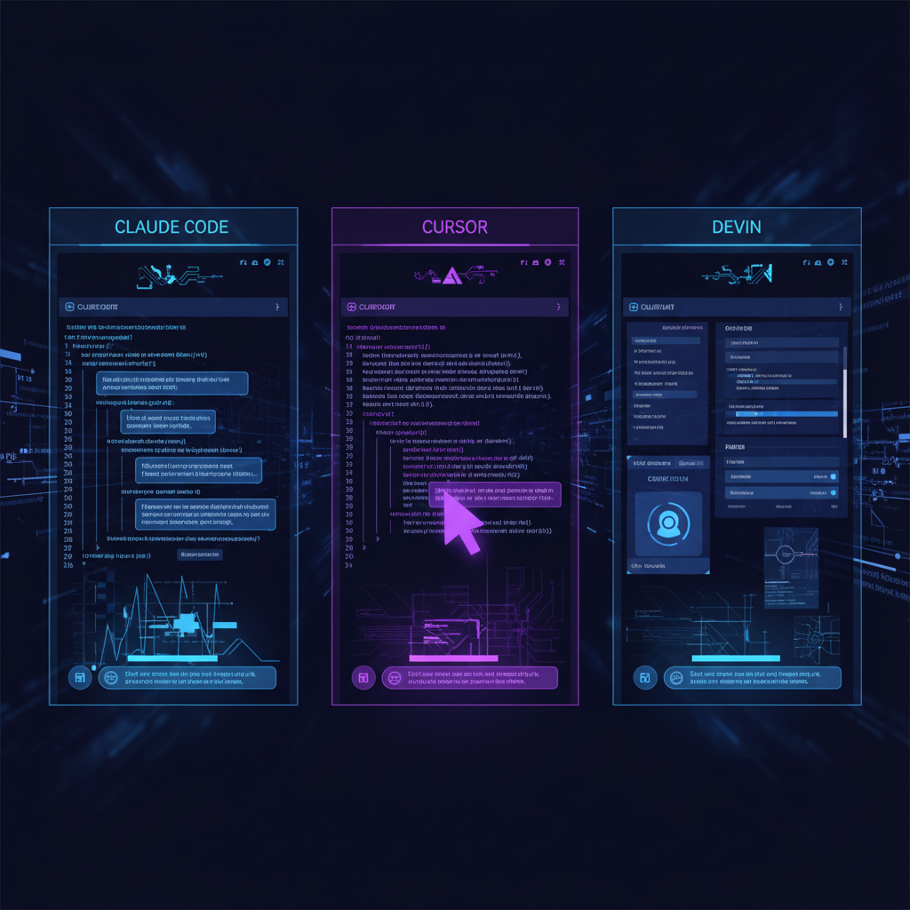 Software developer using AI coding tools on a laptop to program faster in 2026 - illustration for the article