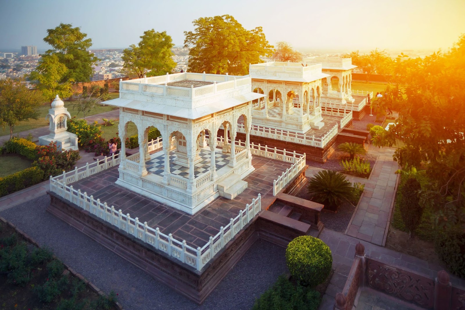 Jaswant Thada Interior and Portraits