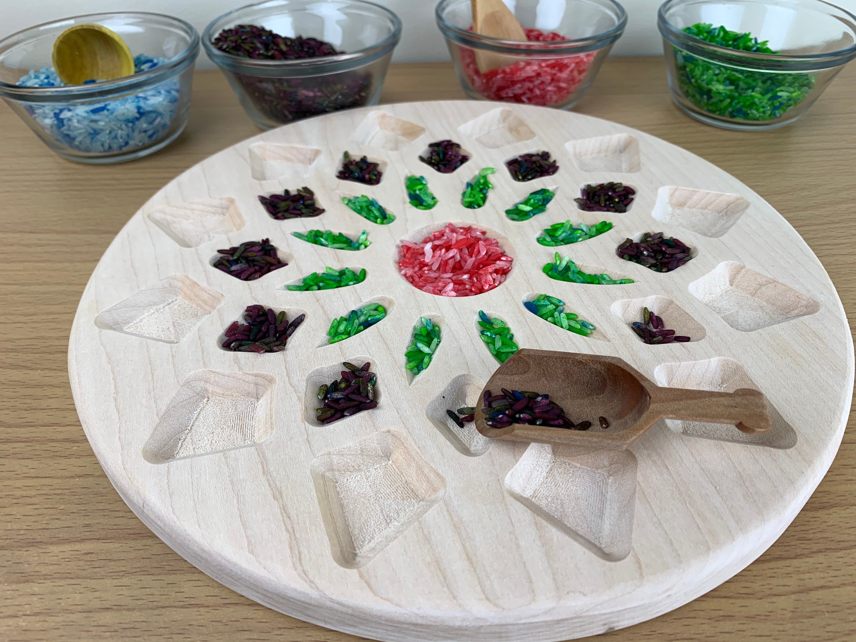 Tablero Mandala Montessori 300 Piezas