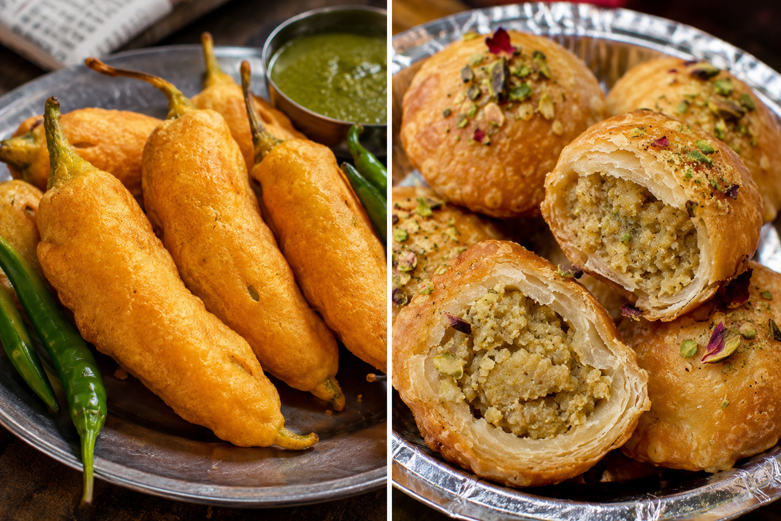 Jodhpur Street Food Mirchi Bada and Snacks