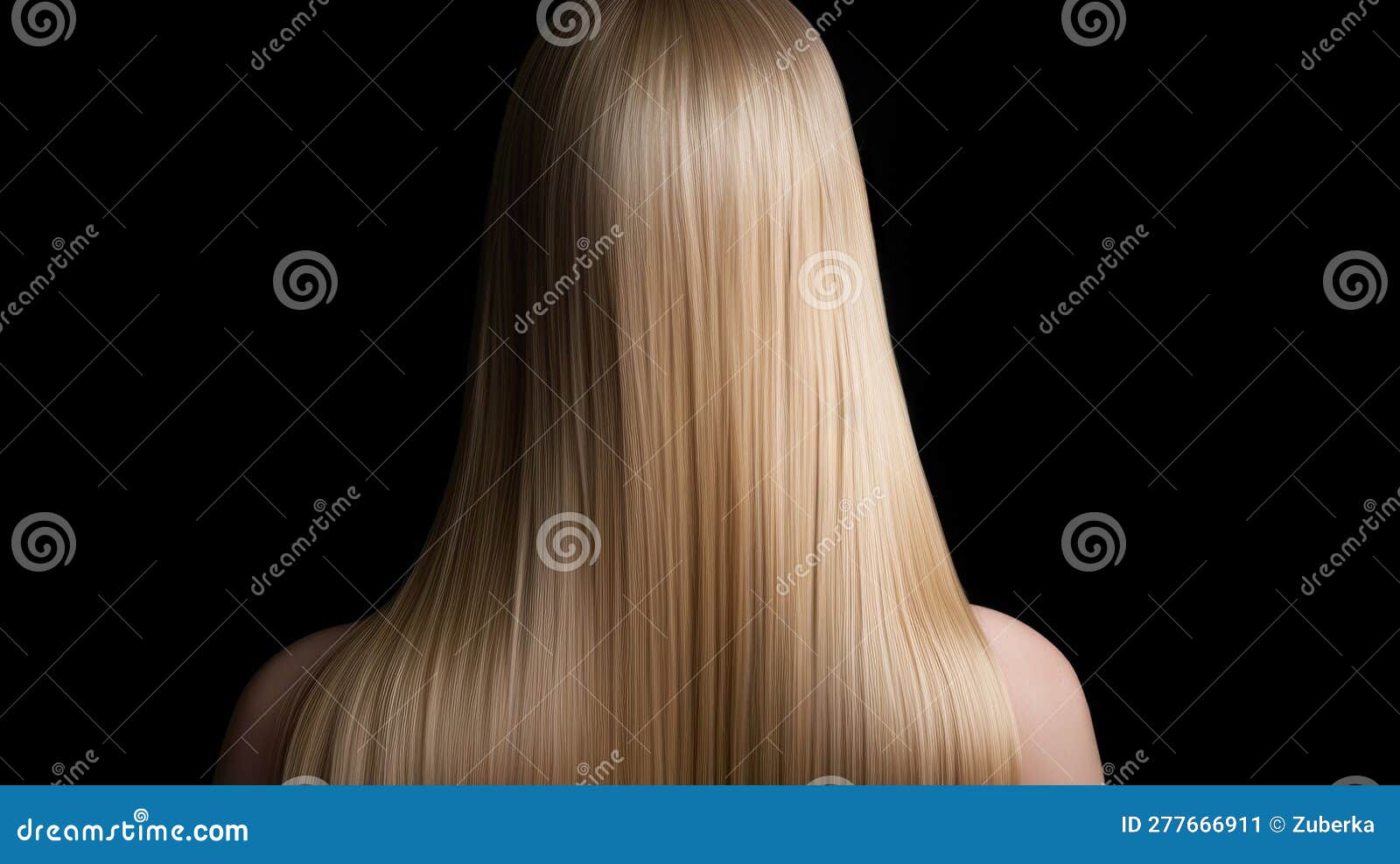 Model with flowing VELORA hair extensions in spring light
