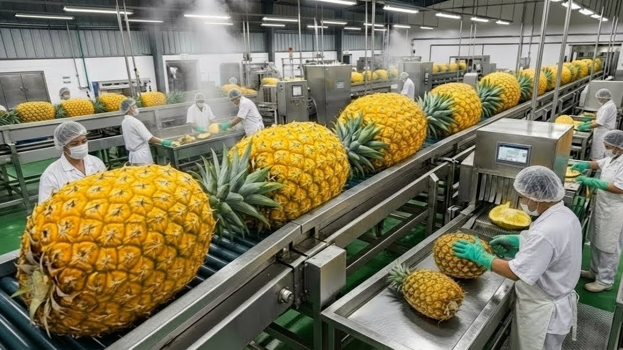 Pineapple processing facility