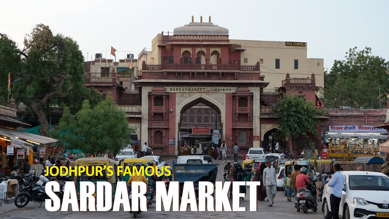 Market Shopping Scene