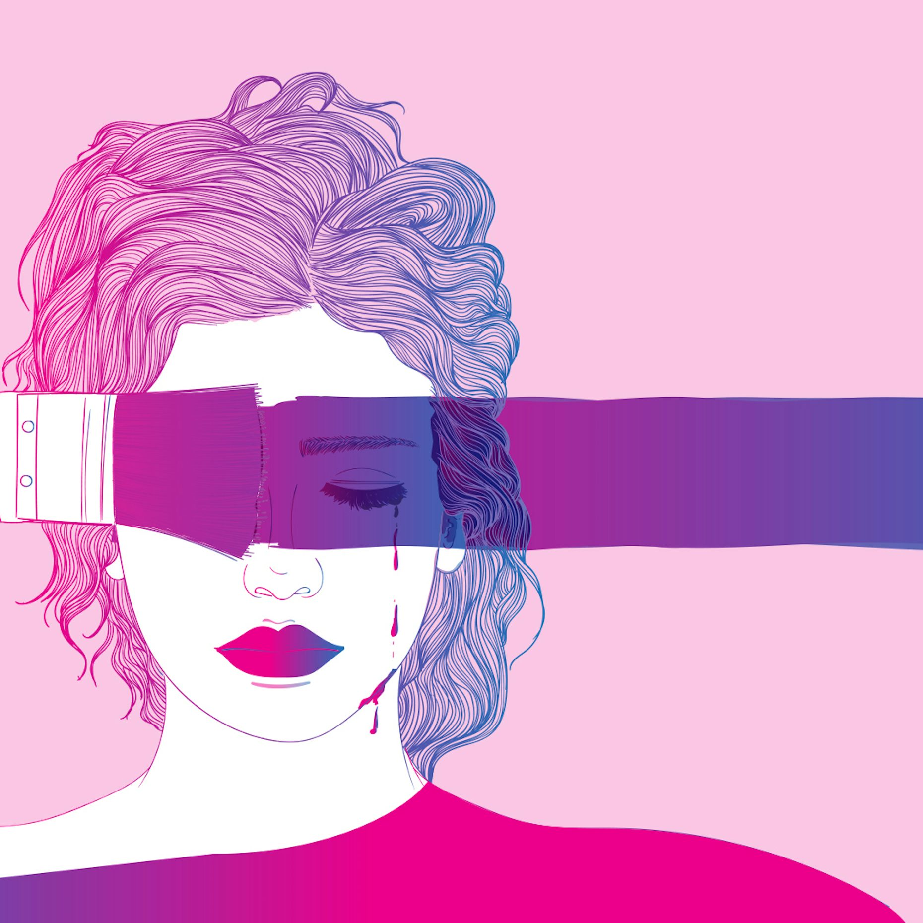 Original pop art portrait