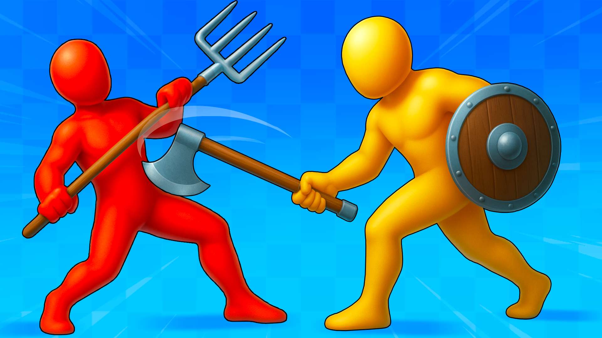 PvP two-player battle mode in Ragdoll Hit 2
