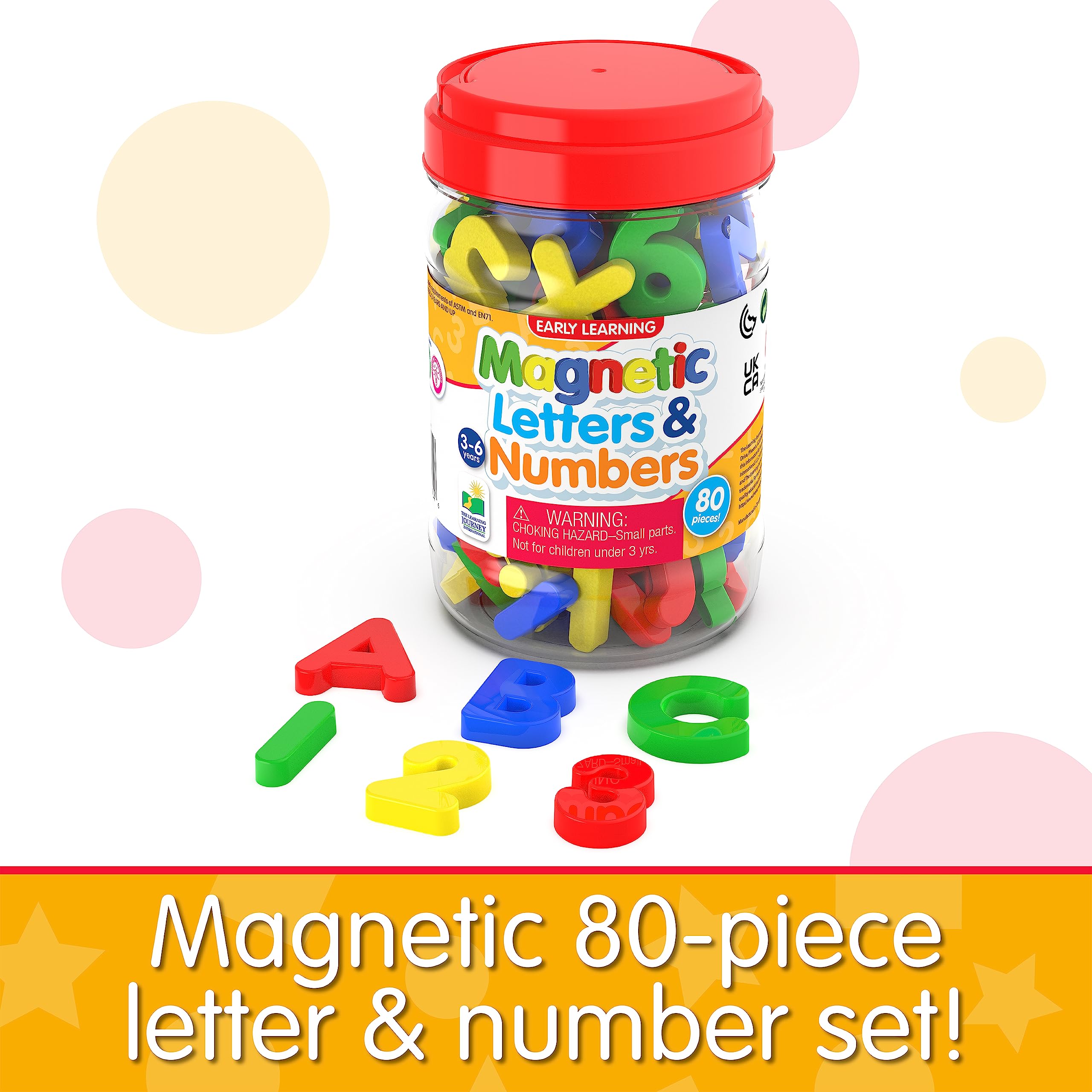 Set Letras y Números Magnéticos 100 Piezas